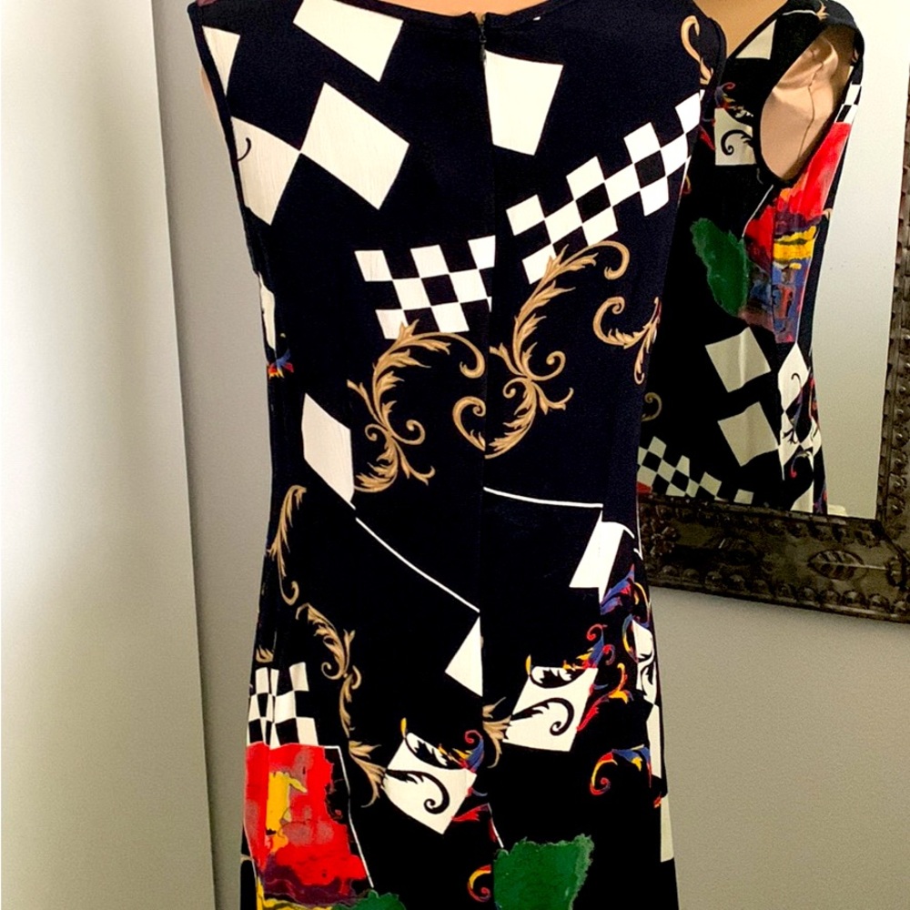 SHEATH DRESS NORDSTROM PLATINUM BRAND.  ABSTRACT ART DESIGN SIZE 6 🌺SALE - Picture 4 of 5